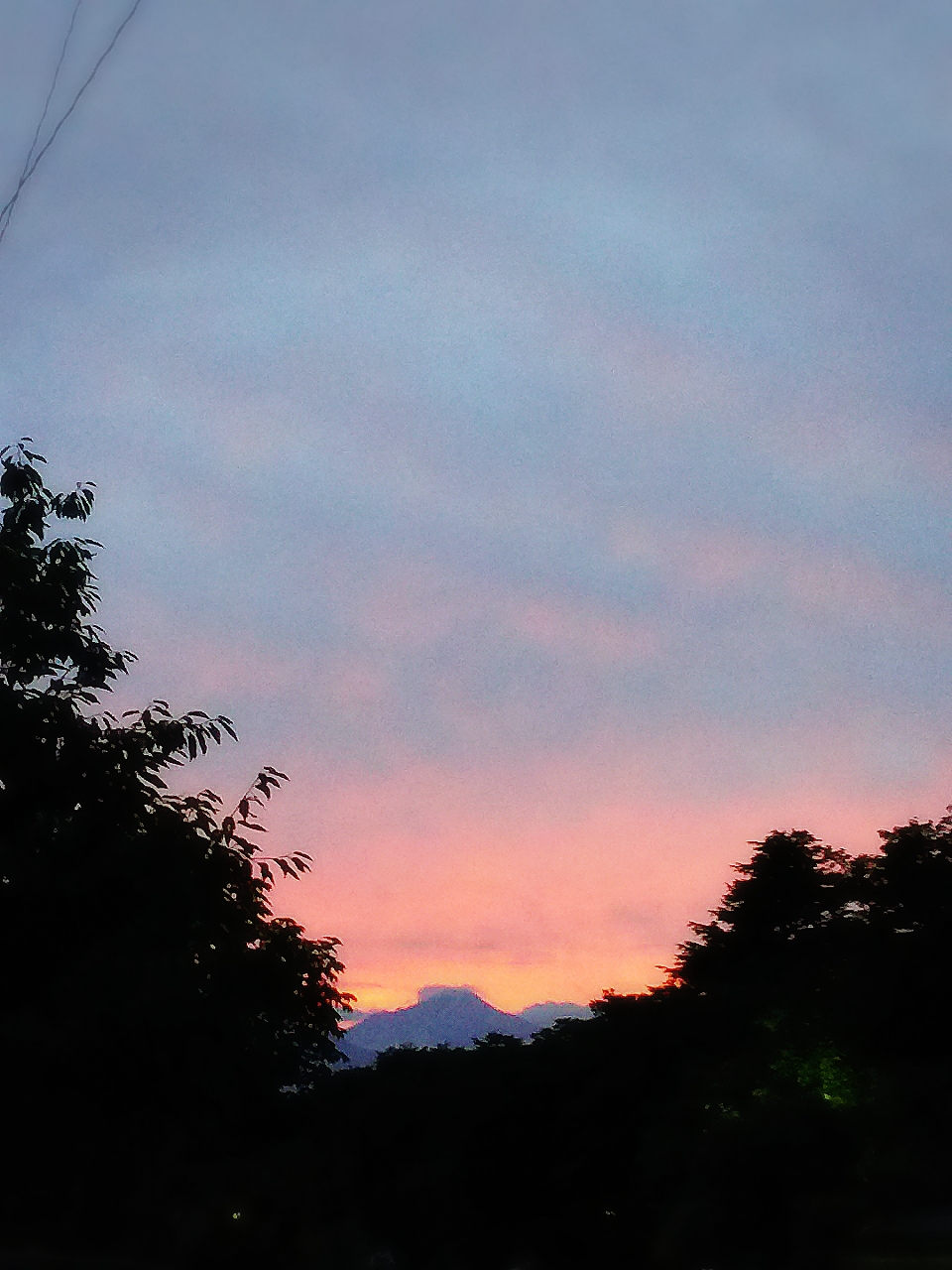 きれいな夕焼け